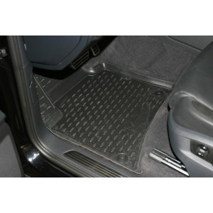 Коврики в салон VW TOUAREG 2010->, 4 шт. (полиуретан, бежевые) - Novline - Element
