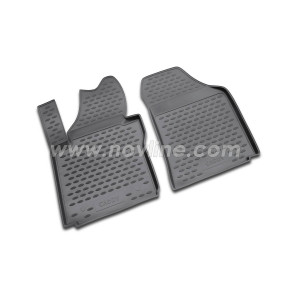 Коврики в салон VW CADDY грузовой 10/2007->, 2 шт. Novline - Element
