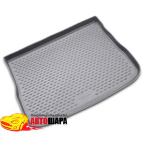 Коврик в багажник VW TIGUAN 10/2007->, кросс. (полиуретан, серый) - Novline - Element