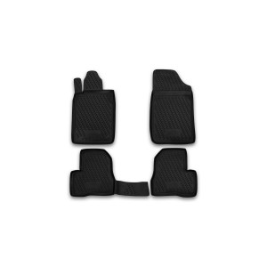 Коврики в салон PEUGEOT 206 1998-, 4 шт. (полиуретан) Novline - Element