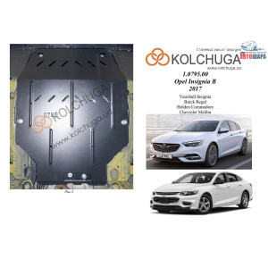 Защита Opel Insignia B 2017- V- 1.5XFT двигатель, КПП - Kolchuga