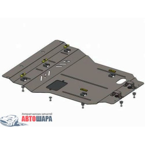 Защита Lexus GS 430 2005-2012 V-4,3; двигатель, радиатор полн привод - Премиум ZiPoFlex - Kolchuga