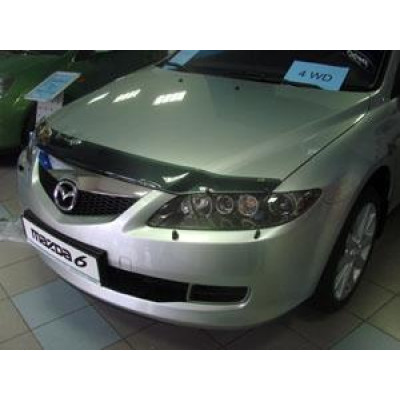 Дефлектор капота темный MAZDA 6/Atenza 2002-2007 - Novline