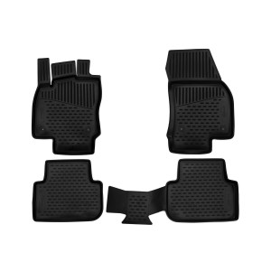 Коврики в салон VW TIGUAN, 2017->, 5-дверей, короткий кузов, 4 шт. (ПУ, повышенная износостойкость) - Novline - Element