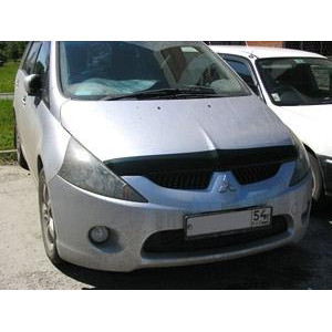 Дефлектор капота темный Mitsubishi Grandis 2004-2011 - Novline Дефлектор капота темный Mitsubishi Grandis 2004-2011 - Novline