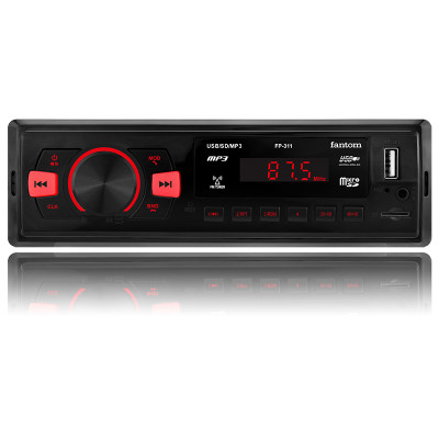 USB/SD ресивер, FANTOM FP-311 Black/Red