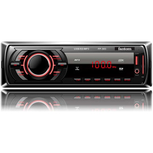 USB/SD ресивер, FANTOM FP-303 Black/Red