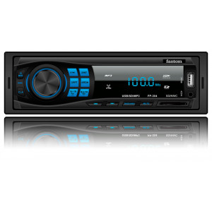 USB/SD ресивер, FANTOM FP-304 Black/Blue