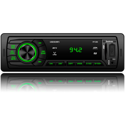 USB/SD ресивер, FANTOM FP-350 Black/Green