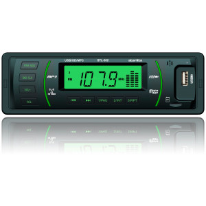 USB/SD ресивер, STARLITE STL-302 Black/Green