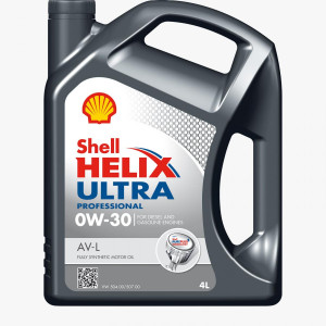 Моторное масло Shell Helix Ultra Professional AV-L 0W-30 (C3, VW 504.00/507.00) 5 л