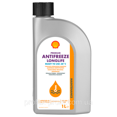 Антифриз Shell Premium Antifreeze Longlife Красный (G12) 1 л