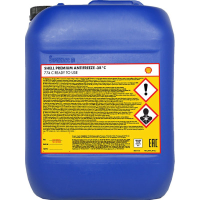 Антифриз Shell Premium  G11 Зелёный 20 л