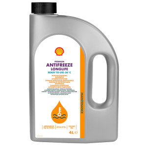 Антифриз Shell Premium Antifreeze Longlife Красный 4 л